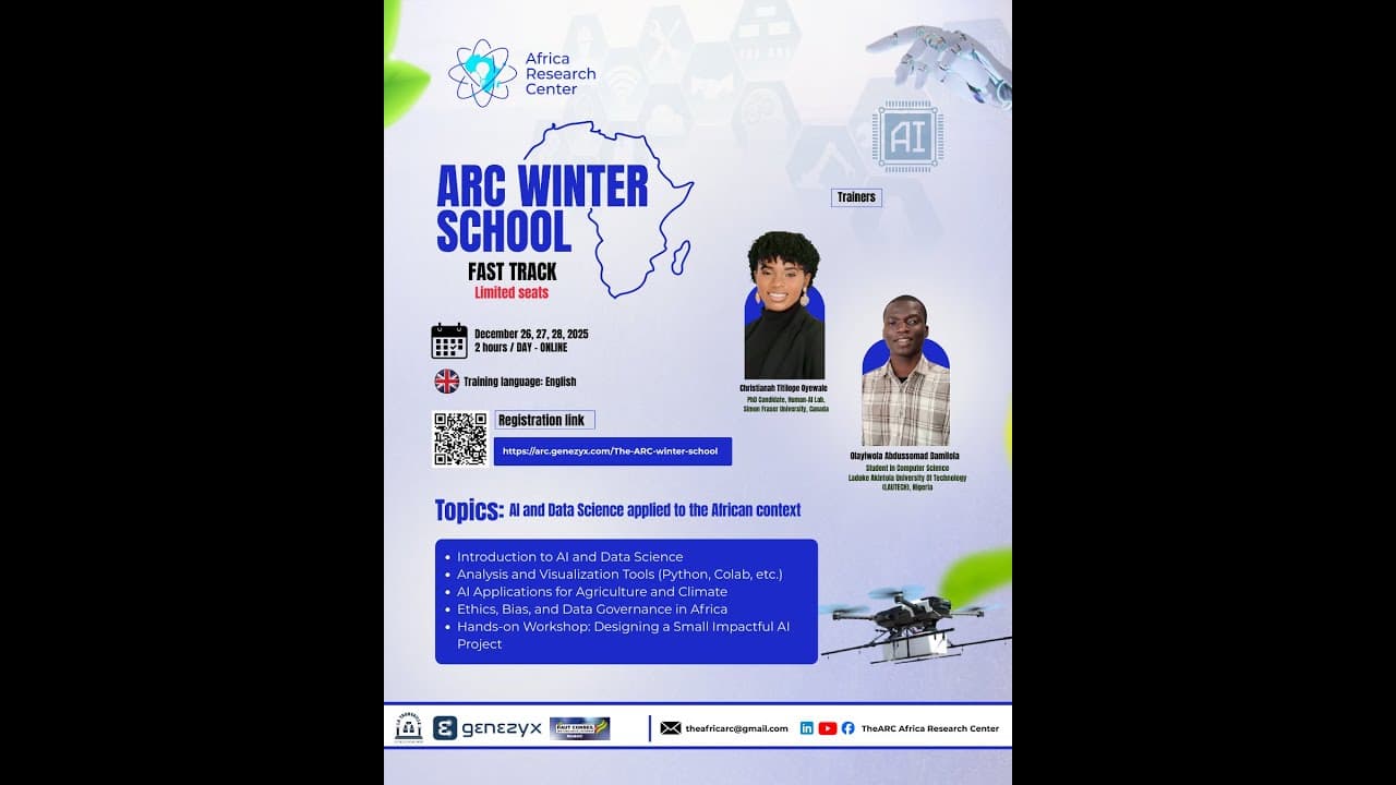 ARC Winter School 2025 : IA et Data Science